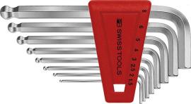 Winkelschraubendreher- Satz im Kunststoffhalter 8-teilig 1,5-8mm Kugelkopf PB Sw Produktbild