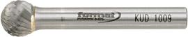 Frässtift HM kugelförmig 1009 C 6mm 10x9mm FORMAT Produktbild