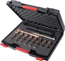 Steckschlüssel-Garnitur 1/2", funkenfrei Produktbild