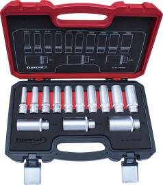Steckschlüsseleinsatz- Satz 6-kant 1/2" 10-32mm 13-teilig FORMAT Produktbild