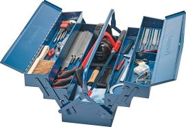 Werkzeugsortiment Metall 43-teilig im Stahlblech-Koffer FORMAT Produktbild