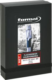 Flachsenker-Satz in plastikfreier Verpackung aus nachwachsenden Rohstoffen Produktbild