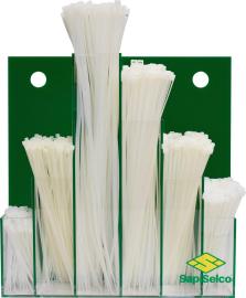 Kabelbinder-Sortiment im Wanddisplay Produktbild