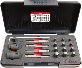 Kraft- Bit-Garnitur 7/16" 20-teilig Torx Koken Produktbild