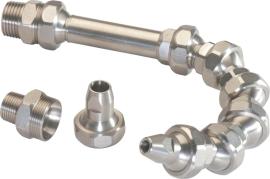 Kühlmittelschlauch-Set V2A 1/2" Typ 2 Durchlassgröße 11mm Gesamtlänge 240mm Produktbild