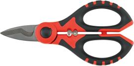 Elektriker Schere 160mm, 2K-Auge Schneide microverzahnt FORMAT Produktbild
