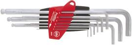 Winkelschraubendreher-Satz für Sechskant mit Kugelkopf, lang Produktbild