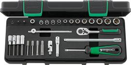 Sechskant-Steckschlüssel-Garnitur 1/4", 30-teilig Produktbild