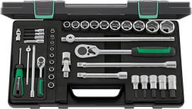 Kombinierte Sechskant-Steckschlüssel-Garnitur 1/4" und 1/2" Produktbild