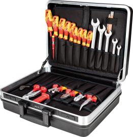 Werkzeugsortiment Elektriker 74-teilig im ABS-Koffer Gedore Produktbild