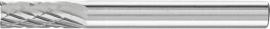 Frässtift HM zylindrisch mit Stirnverzahnung 0616 3PLUS 6mm 6x16mm Pferd Produktbild