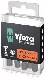 Bit Impaktor 1/4" DIN 3126 E6,3 T40x50mm 5er Pack Wera Produktbild