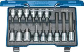 Schraubendrehereinsatz- Satz 1/2" Innensechskant 5-17mm 15-teilig Gedore Produktbild