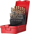Spiralbohrer Set 1-13mm x0,5 in A002 in Box 118G Typ N 4xD 25tlg. Tin Tip A09520 Produktbild
