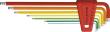 Winkelschraubendreher-Satz für Sechskant mit Kugelkopf, lang, Rainbow Produktbild img1 S