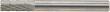 Frässtift HM zylindrisch mit Stirnverzahnung 0616 C 6mm 6x16mm FORMAT Produktbild