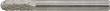 Frässtift HM Walzenrundform 0616 C 6mm 6x16mm FORMAT Produktbild