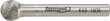 Frässtift HM kugelförmig 1009 C 6mm 10x9mm FORMAT Produktbild img1 S