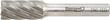 Frässtift HM zylindrisch mit Stirnverzahnung 1225 Alu 6mm 12x25mm FORMAT Produktbild img1 S
