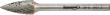 Kleinfrässtift HM Spitzbogenform 0613 C 3mm6x13mm FORMAT Produktbild