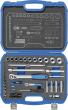 Kombinierte Steckschlüssel-Garnitur 1/4" und 1/2", 69-teilig Produktbild img1 S