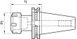 Spannzangenfutter Typ ER, ISO 7388-1 (DIN 69871), Form AD/B, SK 40, Wuchtgüte G6 Produktbild img2 S