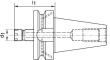 Spannzangenfutter TYP ER Mini, ISO 7388-1 (DIN 69871), Form AD/B, SK 40, Wuchtgü Produktbild img2 S