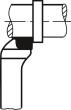 Abgesetzter Stirndrehmeißel, Hartmetall, DIN 4977, ISO 5, P25/P30, links Produktbild img2 S