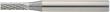 Frässtift HM zylindrisch mit Stirnverzahnung 0413 3PLUS 6mm 4x13mm Pferd Produktbild img1 S