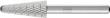 Frässtift HSS Rundkegelform L 1230 3 6mm 12x30mm Pferd Produktbild