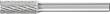 Frässtift HM zylindrisch mit Stirnverzahnung 0820 3PLUS 6mm 8x20mm Pferd Produktbild img1 S