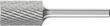 Frässtift HM zylindrisch mit Stirnverzahnung 1625 3PLUS 6mm 16x25mm Pferd Produktbild img1 S