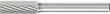 Frässtift HM zylindrisch 0820 3 6mm 8x20mm Pferd Produktbild