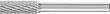 Frässtift HM zylindrisch 0820 3PLUS 6mm 8x20mm Pferd Produktbild