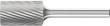 Frässtift HM zylindrisch 1625 3 6mm 16x25mm Pferd Produktbild