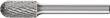 Frässtift HM Walzenrundform 1020 3PLUS 6mm 10x20mm Pferd Produktbild img1 S