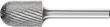 Frässtift HM Walzenrundform 1625 3PLUS 6mm 16x25mm Pferd Produktbild img1 S