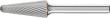 Frässtift HM Rundkegelform 1230 3 6mm 12x30mm Pferd Produktbild