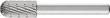 Frässtift HSS Walzenform C 1020 3 6mm 10x20mm Pferd Produktbild