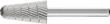 Frässtift HSS Rundkegelform L 1630 3 6mm 16x30mm Pferd Produktbild img1 S
