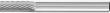 Frässtift HM zylindrisch 0616 5 6mm 6x16mm Pferd Produktbild