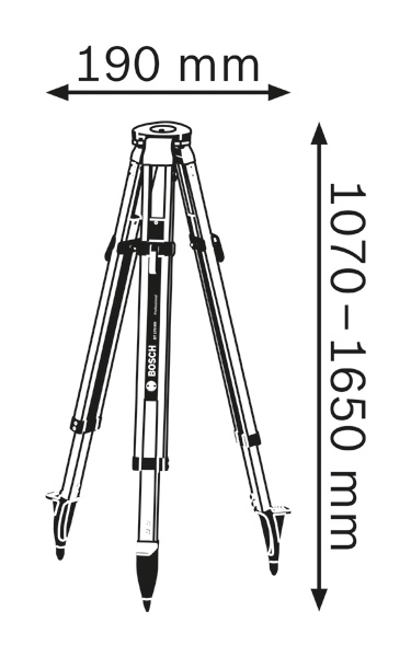 Baustativ BT 170 HD Produktbild img2 L
