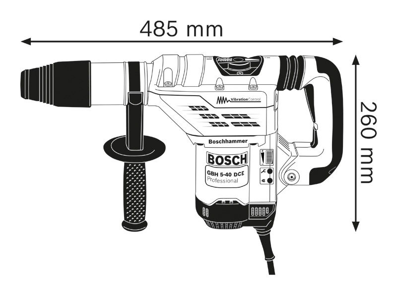 Combo Kit GBH 5-40 DCE + GWS 880 Produktbild img6 L