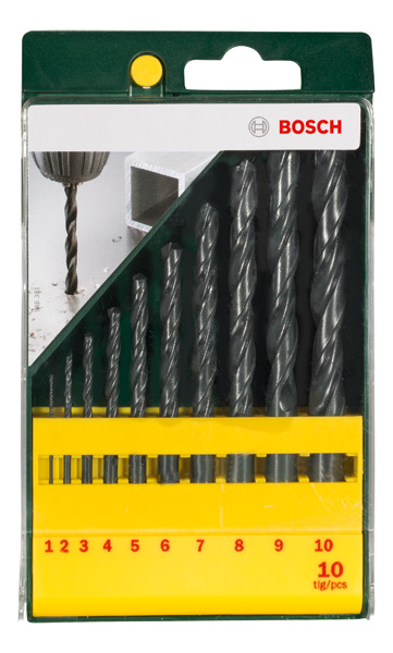 Metallbohrer-Set HSS-R, 10-teilig, 1 - 10 mm Produktbild img2 L