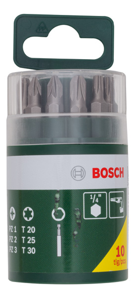 Schrauberbit-Set, 10-teilig, inklusive Torx Produktbild img2 L
