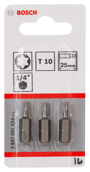 Schrauberbit Extra-Hart T10, 25 mm, 3er-Pack Produktbild img2 L