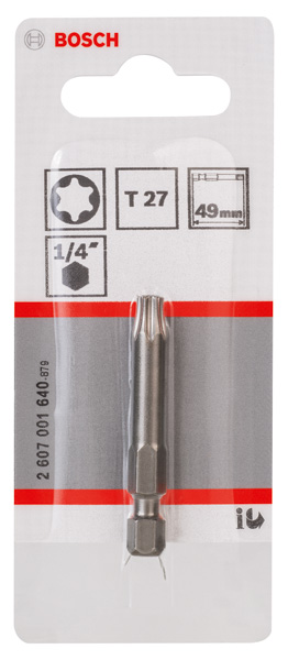 Schrauberbit Extra-Hart T27, 49 mm, 1er-Pack Produktbild img2 L