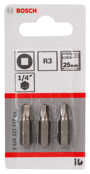 Schrauberbit Extra-Hart R3, 25 mm, 3er-Pack Produktbild img2 L