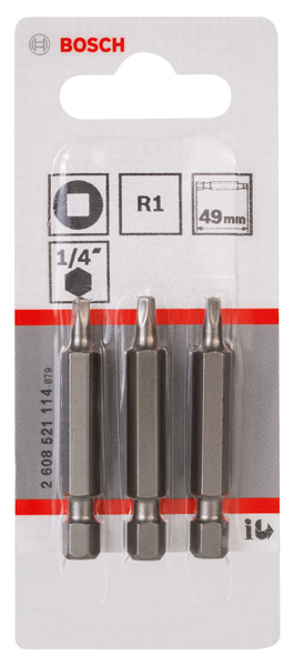 Schrauberbit Extra-Hart R1, 49 mm, 3er-Pack Produktbild img2 L