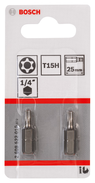 T15H Security-Torx®-Schrauberbit Extra-Hart, 2 Stk. Produktbild img2 L